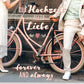 Hochzeitskarte "Ewige Liebe" - Vintage Fahrrad Design mit herzlichen Wünschen für das Brautpaar