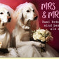 Hochzeitskarte für gleichgeschlechtliche Ehe mit zwei Bräuten lustiges Motiv MRS & MRS liebevolle Grußkarte zur Hochzeit