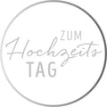 Hochzeitskarte mit Schaumstoff-Klebepad und Pappelementen für den besonderen Tag