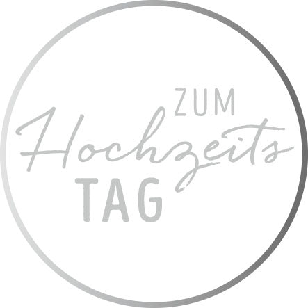 Hochzeitskarte mit Schaumstoff - Klebepad und Pappelementen für den besonderen Tag