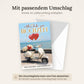 Hochzeitskarte Romantisch – Vespa mit Herzballons und Blumen am Seeufer
