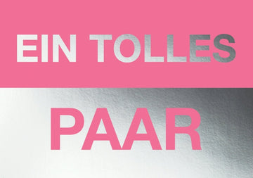 Hochzeitskarte zur Eheschließung - Elegante Glückwünsche für das Brautpaar, Feier der Liebe und Zweisamkeit