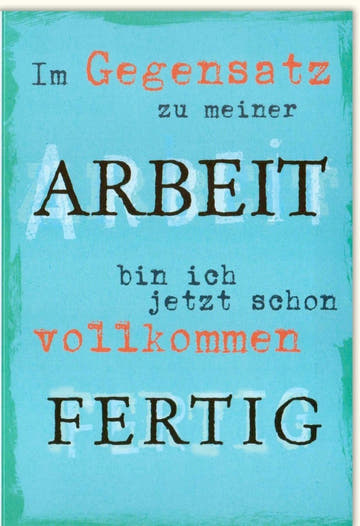 Humorvolle Grußkarte: Witzige Sprüche für Kollegen & Freunde, Spaß im Büroalltag, Originelle Geschenkidee