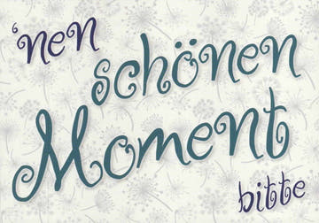 Inspirierende Postkarte mit Blumenmuster im Vintage - Stil für positive Gedanken und Entspannung