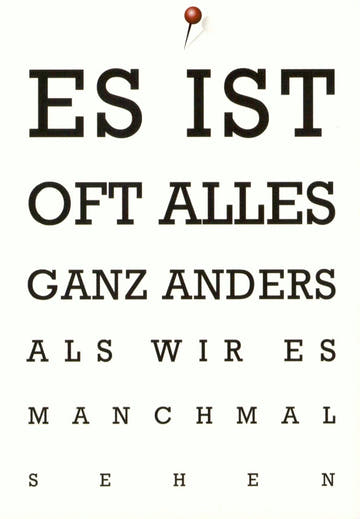 Inspirierende Sprüche Postkarte, Minimalistisches Design, Motivationszitate zum Nachdenken und Inspirieren