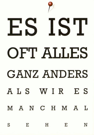 Inspirierende Sprüche Postkarte, Minimalistisches Design, Motivationszitate zum Nachdenken und Inspirieren