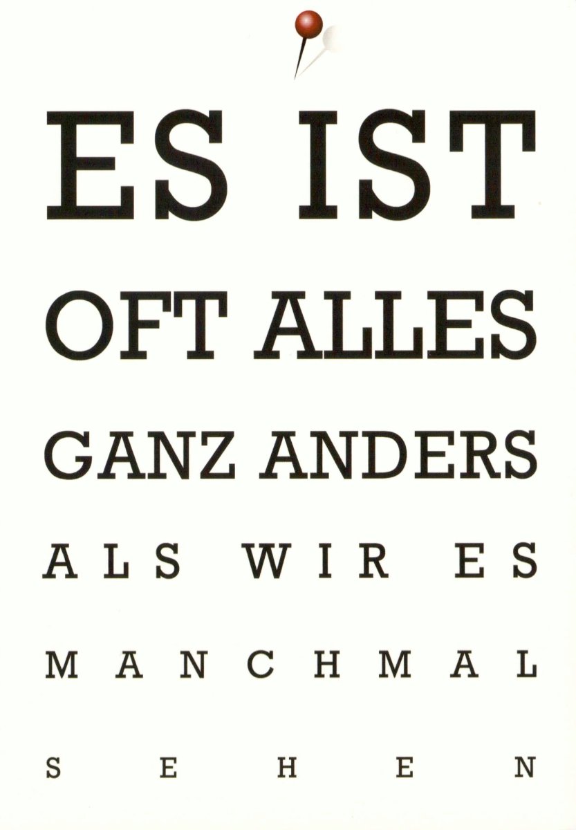Inspirierende Sprüche Postkarte, Minimalistisches Design, Motivationszitate zum Nachdenken und Inspirieren