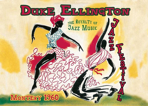 Jazz Festival Grußkarte - Monterey Flair für Musikliebhaber