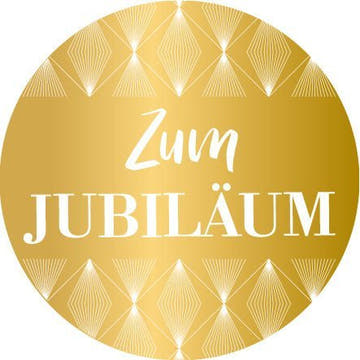 Jubiläumskarte Business mit Schaumstoff - Klebepad, edel verarbeitet aus Pappe - Gutsch Verlag Wandelbar