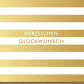 Jubiläumskarte für Geschäftspartner - Elegante Gratulationskarte in Gold & Weiß für Unternehmen und Mitarbeiter