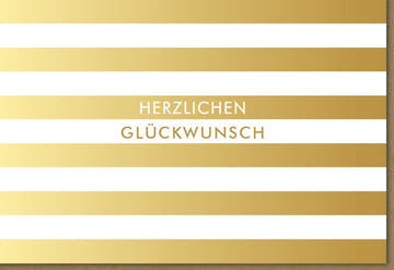 Jubiläumskarte für Geschäftspartner - Elegante Gratulationskarte in Gold & Weiß für Unternehmen und Mitarbeiter