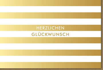 Jubiläumskarte für Geschäftspartner - Elegante Gratulationskarte in Gold & Weiß für Unternehmen und Mitarbeiter