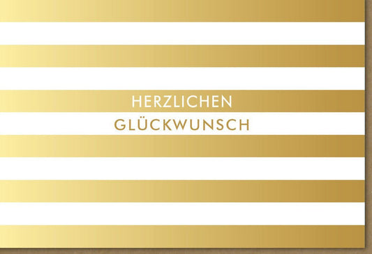 Jubiläumskarte für Geschäftspartner - Elegante Gratulationskarte in Gold & Weiß für Unternehmen und Mitarbeiter