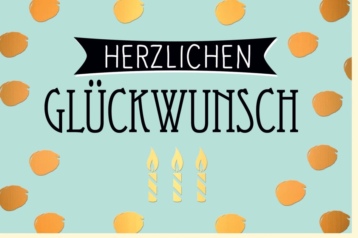 Jubiläumskarte mit Kerzenmotiv: Festliche Karte für Glückwünsche & Feiertage