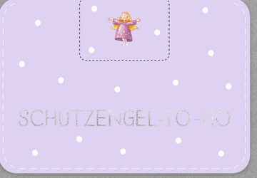 Kommunion Glückwunschkarte mit Schutzengel – Segenswünsche zur Heiligen Feier für Kinder