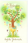 Konfirmationskarte Baumdesign mit herzlichen Glückwünschen für den besonderen Tag
