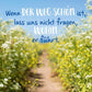 Lebensweisheit Postkarte: Inspirierender Spruch über den Wert des Weges im Leben