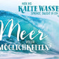 Lebensweisheit Postkarte: Mutiger Sprung ins kalte Wasser - Inspirierende Botschaft