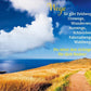 Lebensweisheiten - Postkarte – Naturwege, Waldpfade, Himmel & Meer – Inspirierender Horizont