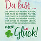 Liebespostkarte: Du bist das Sahnehäubchen auf meinem Kuchen