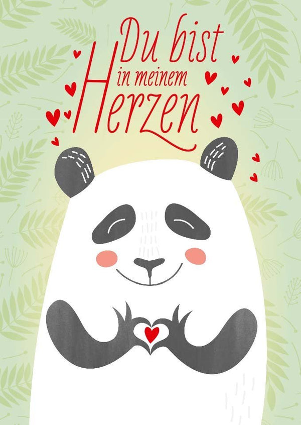 Liebespostkarte - In deinem Herzen verewigt