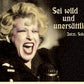 Lustige Geburtstagskarte für Frauen - Retro "Wild & Unersättlich" mit Humor und Vintage Flair, Perfekt für Weiberabend & Partyspaß