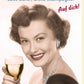Lustige Geburtstagskarte für Frauen - Vintage Humor mit Champagner Spruch und Sektglas Illustration im Retro - Stil
