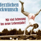 Lustige Geburtstagskarte im Vintage - Stil - Humorvolle Retro - Gratulationskarte mit originellem Spruch für eine spaßige Feier