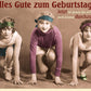 Lustige Geburtstagskarte Retro - Vintage Humor mit Spruch, Kreatives Cartoon Design für Spaß & Freude