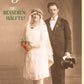 Lustige Hochzeitskarte im Retro - Stil: Vintage Sepia Glückwunsch für das Brautpaar, Freunde & Familie in Beige