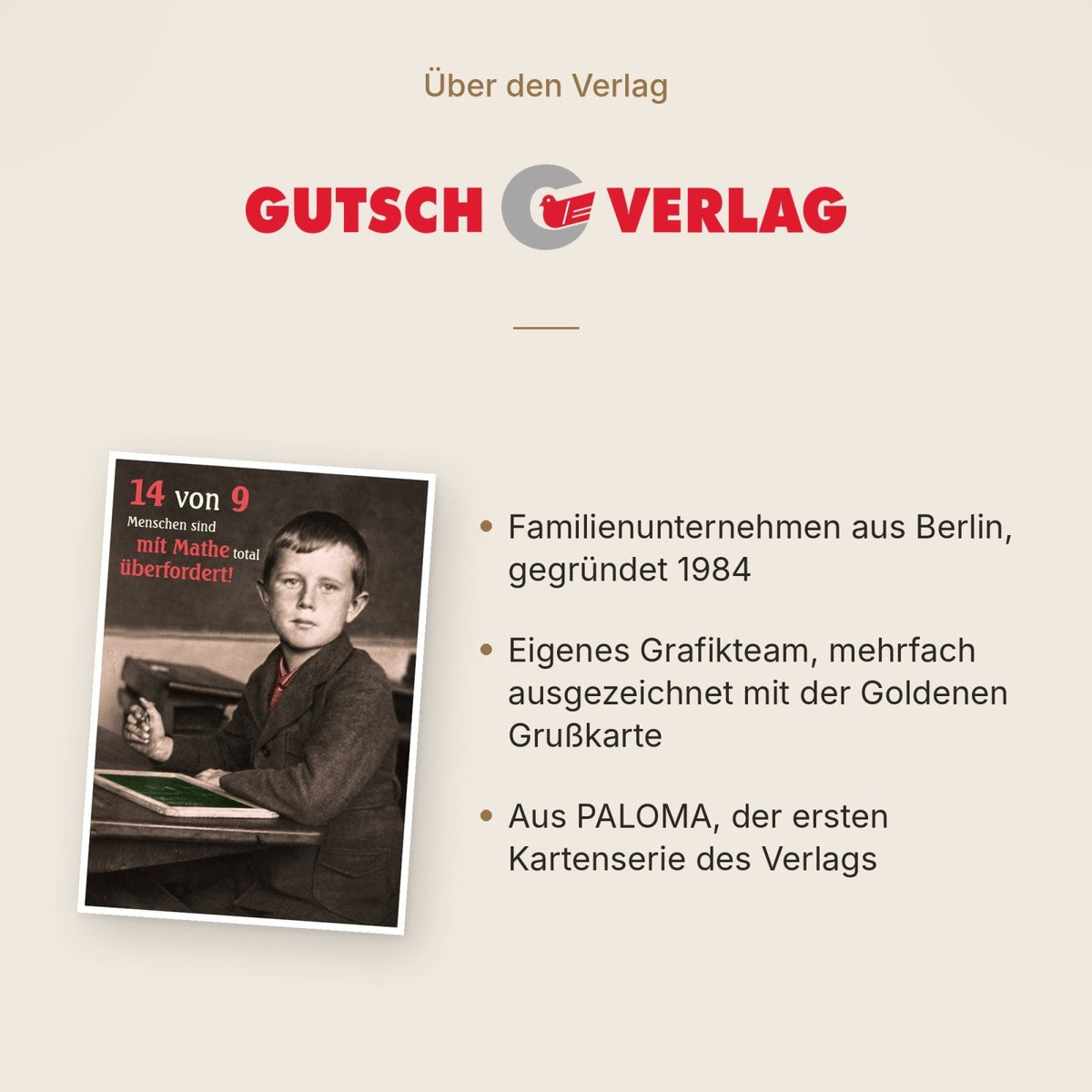 Lustige Postkarte: 14 von 9 Menschen scheitern an Mathe - Ein humorvoller Gruß für jeden Anlass!