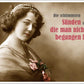 Lustige Postkarte: Die größten Sünden sind die, die man nie gewagt hat.