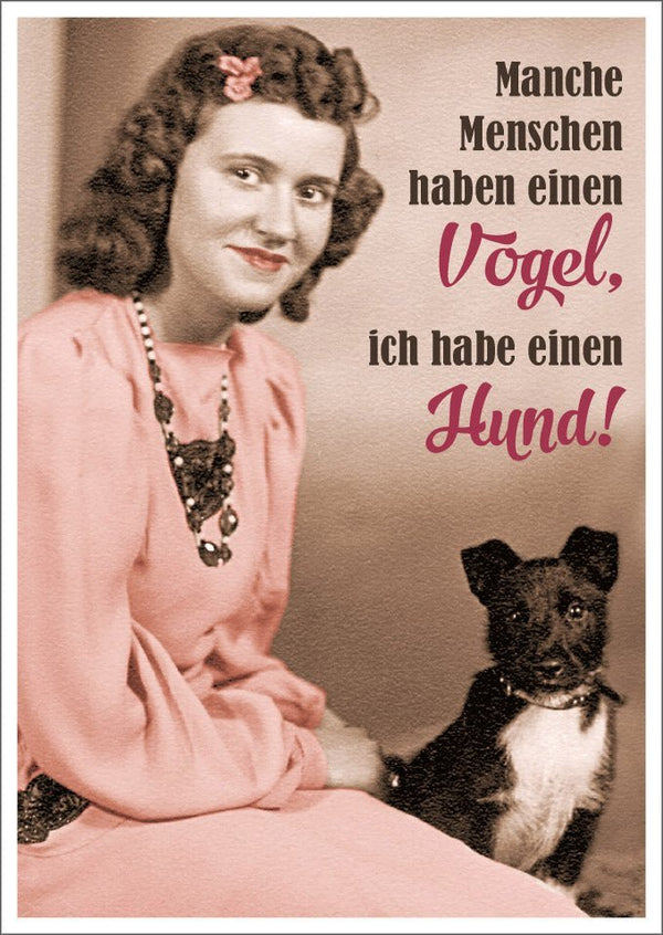Lustige Postkarte: 