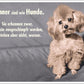 Lustige Postkarte: Männer und Hunde - Ein humorvoller Spruch für jede Gelegenheit