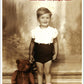 Lustige Postkarte: Retro - Teddy mit witzigem Spruch im Sepia Vintage Look – Nostalgische Fotografie voller Spaß & Ironie