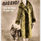 Lustige Postkarte: Vorsicht Bissig! Keine Sorge, der Hund ist harmlos. Perfekt für humorvolle Grüße und Schmunzler.