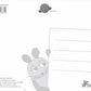 Maus - Postkarte Alles Gute zum 1. Schultag