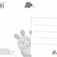 Maus - Postkarte Aufgepasst!