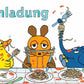 Maus - Postkarte Einladung