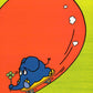 Maus - Postkarte Elefant im halben Herz Teil 2