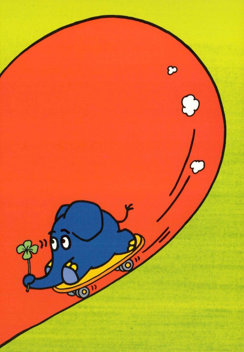 Maus - Postkarte Elefant im halben Herz Teil 2