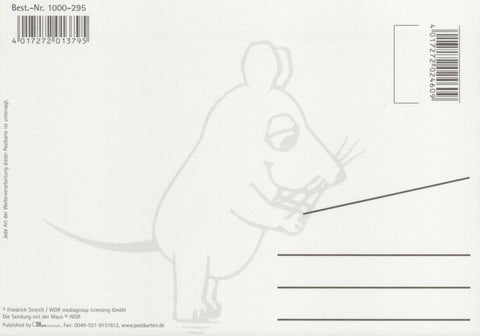 Maus - Postkarte Elefant im halben Herz Teil 2