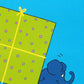 Maus - Postkarte Elefant mit halben Geschenk Teil 2