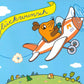 Maus - Postkarte Flugzeug Herzlichen Glückwunsch