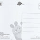 Maus - Postkarte Geburtstagsparty blau