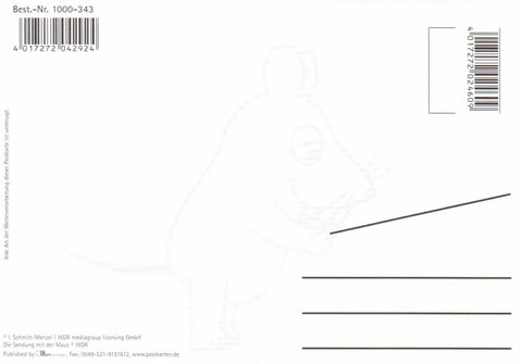 Maus - Postkarte Gutschein