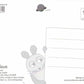 Maus - Postkarte Maus macht Smoothies