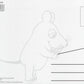 Maus - Postkarte Maus mit Geschenk