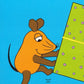 Maus - Postkarte Maus mit halben Geschenk Teil 1