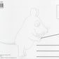 Maus - Postkarte Maus mit Liebesbrief
